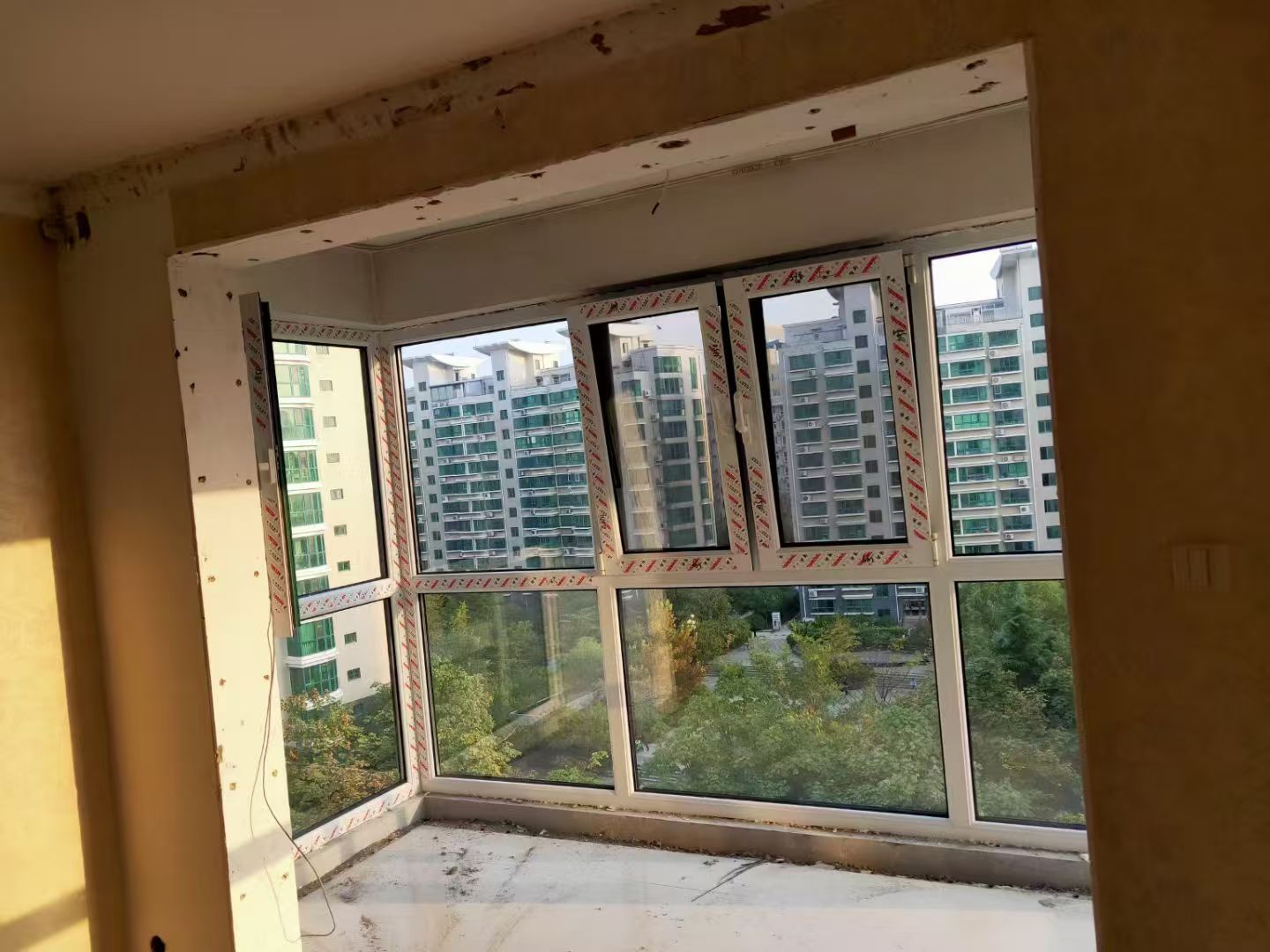 Window installation photograph